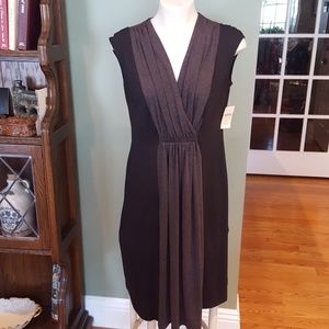 NWT Black and Gray Knit Dress